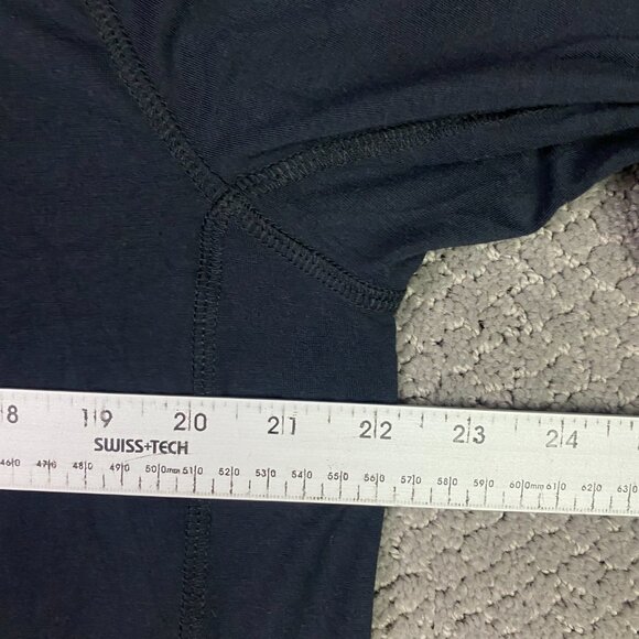 Travis Mathew 1/4 Zip Pullover Men's Large Black Lightweight Stretch Base Layer - Picture 10 of 11
